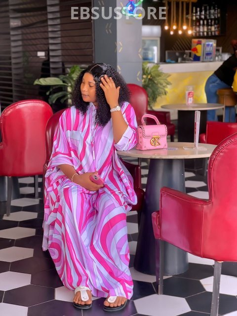 Big aunty floral dress