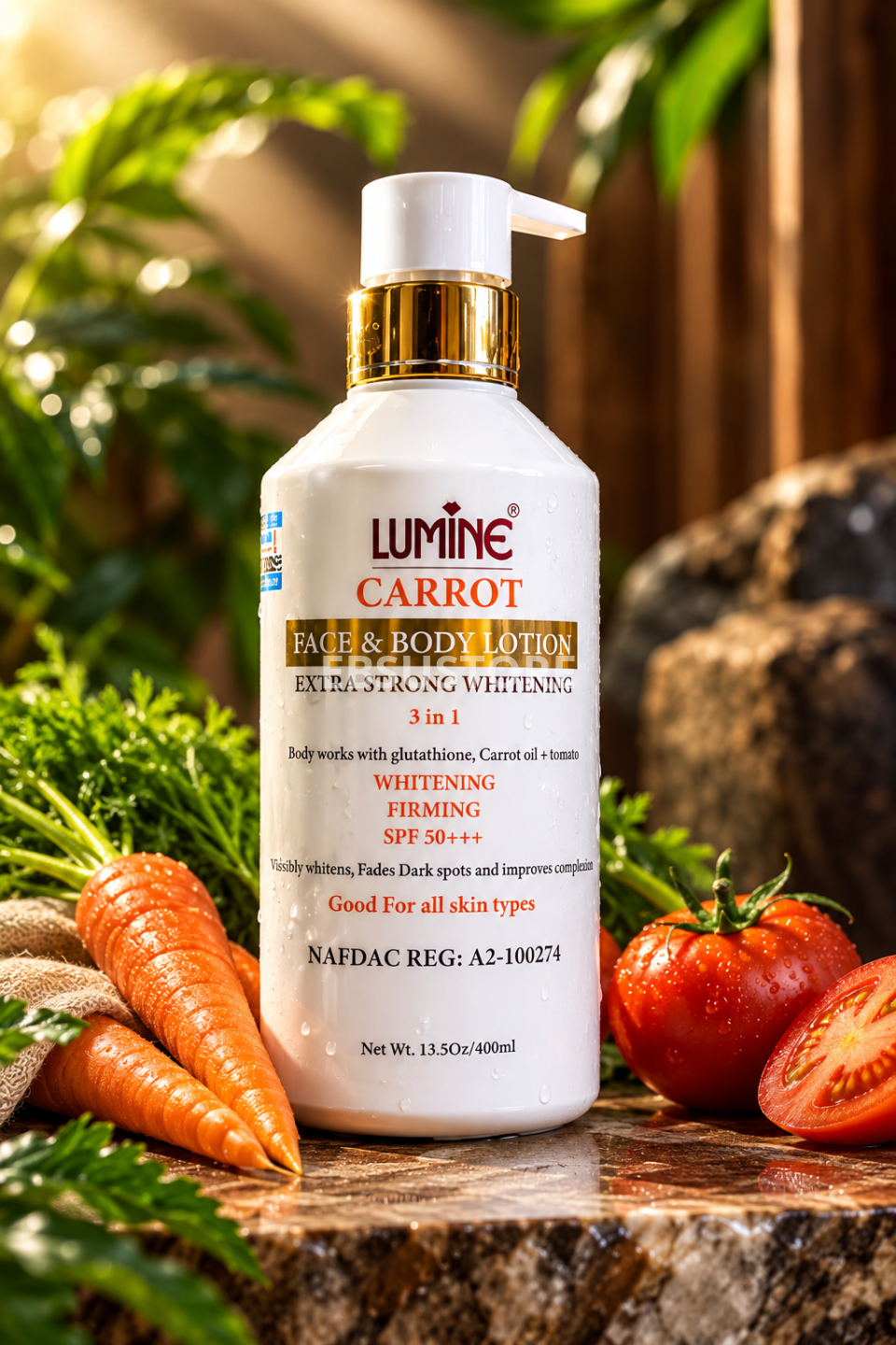Lumine Carrot Whitening Face & Body Lotion