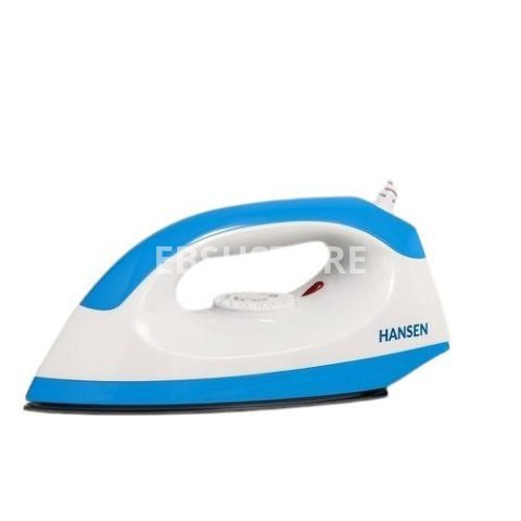 HANSEN 1000W Electric Dry Iron – Non-Stick Soleplate