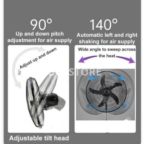 HANSEN 18-Inch Industrial-Level Standing Fan 3