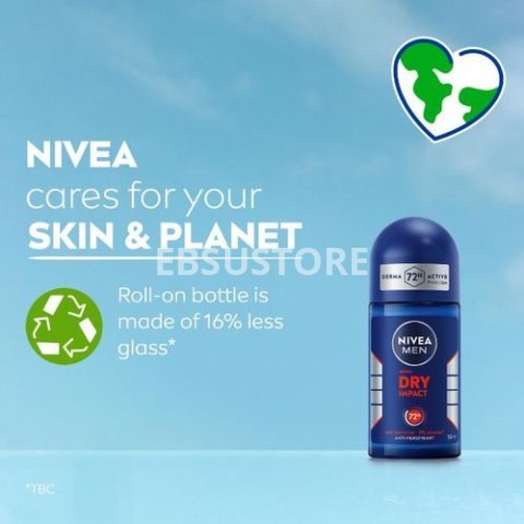 NIVEA Men Dry Impact Roll-On 3