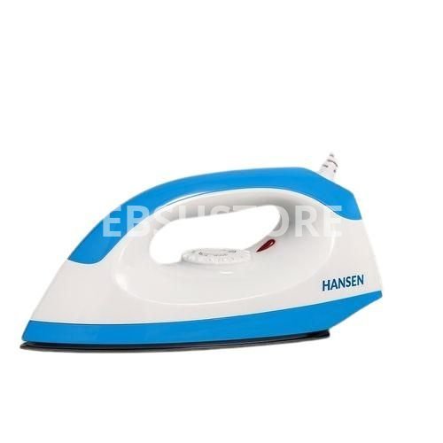 HANSEN 1000W Electric Dry Iron – Non-Stick Soleplate