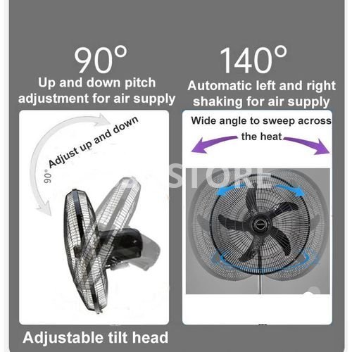 HANSEN 18-Inch Industrial-Level Standing Fan