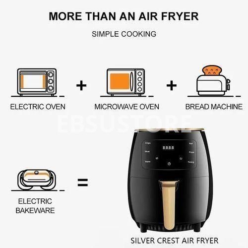 Silver Crest 8L Extra Large Digital Air Fryer
